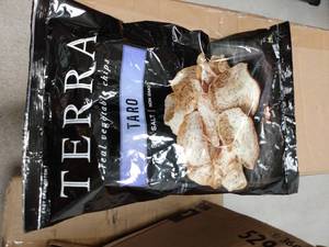 lot 40245 image: Terra Taro Sea Salt Real Vegetable Chips - 6 oz