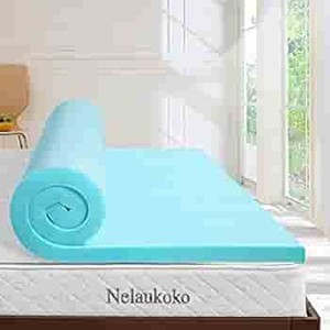 lot 40320 image: Nelaukoko - Memory Foam Gel Mattress Topper