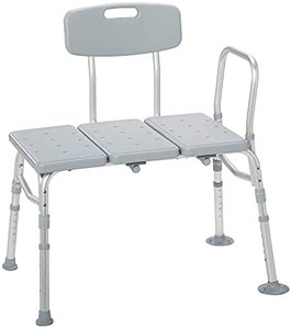 lot 40334 image: Drive Medical 12011KD-1 Plastic Tub Transfer Bench