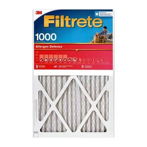 lot 40362 image: Filtrete 20x25x1 Allergen Defense Air Filter 1000 MPR (4 pack)