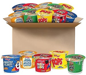 lot 40415 image: Kelloggs Breakfast Cereal, Variety Pack