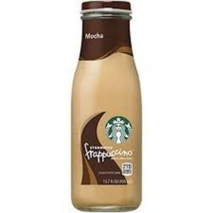 lot 40419 image: Starbucks Frappuccino Coffee Drink, Mocha, 13.7oz Bottles (12 Pack