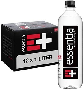 lot 40420 image: Essentia Bottled Water, 1 Liter, Pack of 11 Bottles