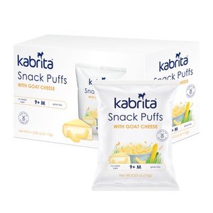 lot 42510 image: (6 Pack) Kabrita Natural Stage 3, Goat Cheese Baby Snack, 3.18 oz Pouch
