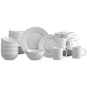 lot 42521 image: Sylvia 32 Piece Dinnerware Set