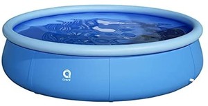 lot 42524 image: Avenli Family Inflatable Swimming Pool, Swim Center for Kids Adult, Toddlers, Thick Paddling Pool 15ft X 36inches, Summer Water Backyard Pool Party Supply
