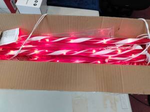 lot 42530 image: Candy cane lights 2 sets 35L
