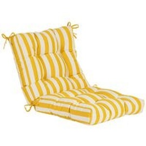 lot 42536 image: Qilloway Yellow white seat cushion