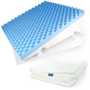 lot 42562 image: LUXELIFT Adjustable Support Therapy Bed Wedge Pillow 12�