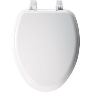 lot 47957 image: Bemis Residential Molded Wood Toilet Seat White