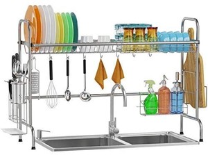lot 47964 image: Over Sink Dish Drying Rack