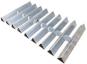 lot 2574 image: bbq777 15 78 Flavorizer Bar Heat Shields Replacement Parts for Weber 9896, Summit Silver A and B, Summit Gold A4 and B4, Summit Platinum A4 and B4, Stainless Steel