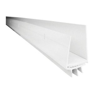 lot 40426 image: M-D Building Products White Vinyl Door Sweep For Doors 3 ft. L x 34 in.