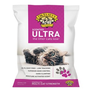 lot 7395 image: Dr. Elseys Precious Cat Ultra Scented Clumping Clay Cat Litter