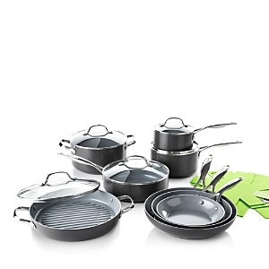 lot 7473 image: GreenPan Valencia Pro Cookware Set