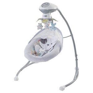 lot 7477 image: Fisher Price Soothing Infant Cradle Swing