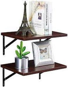 lot 7444 image: SuperJare Wall Mounted Floating Shelves