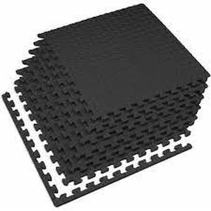 lot 7445 image: Floor Mat Exercise Gym Rubber Flooring Tiles