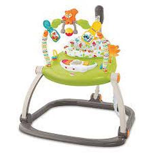 lot 7479 image: Fisher Price Woodland Friends SpaceSaver Jumperoo