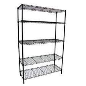 lot 7342 image: Wire 5 Tier Shelving Storage Unit