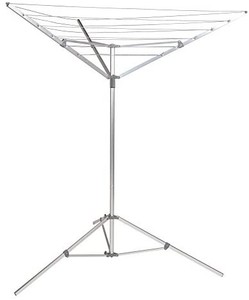 lot 2017 image: Outdoor Aluminum Clothesline Portable Umbrella Drying Rack 18-lines With 64ft. L