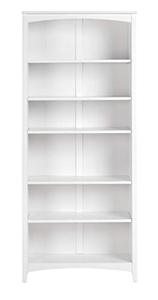 lot 2033 image: Camaflexi Shaker Style Bookcase, 72, White