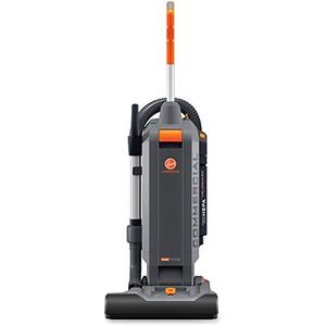 lot 2056 image: Hoover Commercial-CH54115 HushTone Upright Vacuum Cleaner, 15 inches with Intellibelt, Gray-  This Is A Worker