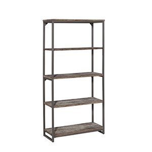 lot 2069 image: Barnside Gray 5-Tier Shelf by Home Styles