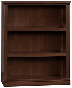 lot 2057 image: Sauder Select Collection 3 Shelf Bookcase, Select Cherry finish