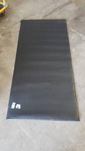 lot 2052 image: 78in X 36.5in Rubber Mat Treadmill or Other Exercise Equiopment