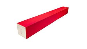lot 2142 image: Waterproof Shower Curb 4 x 4 x 36 inches - Ready to Tile, Lightweight Polystyrene foam, Cut-to-Fit, Waterproofed Coat, hard top layer to anchor shower door