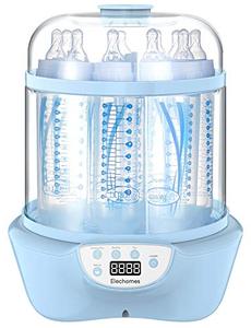 lot 2198 image: Elechomes Baby Bottle Sterilizer and Dryer, BPA Free 600W Electric Steam Sterilizer, Extra-Large Capacity Holds up to 10 Bottles, Easy to Operate
