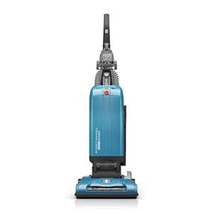 lot 2200 image: Hoover WindTunnel T-Series Tempo Bagged Upright Vacuum Cleaner with HEPA Media Filter, For Carpet and Hard Floor, UH30301, Blue