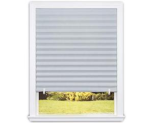 lot 2264 image: Redi Shade Original Room Darkening Pleated Paper Shade, 36 in x 72 in, 6-Pack, Gray