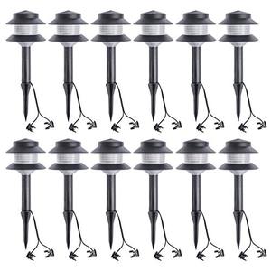 lot 2304 image: Sterno Home GL22627PK12 Path Lights, 12-Pack, Black