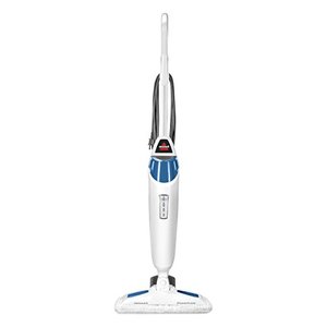 lot 2340 image: BISSELL Power Fresh Steam Mop, Floor Steamer, Tile Cleaner, and Hard Wood Floor Cleaner, 1940, Blue Powerfresh
