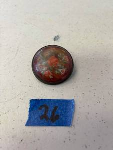 lot 26 image: Rossette buttonbuckle, for horse bridle. qty 1