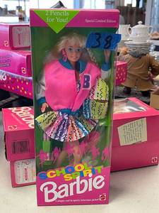 lot 38 image: School spirit Barbie NIB, 1993
