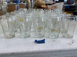 lot 132 image: 4 Inch coca cola tumblers, QTY 30