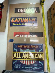 lot 153 image: Fruit crate labels-4, NOS
