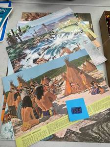 lot 155 image: Large quantity 1960s Pontiac advertisement prints- Native american. 14