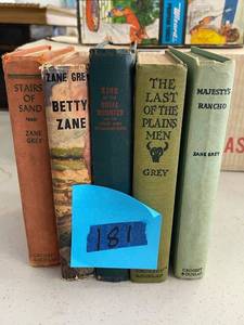 lot 181 image: Zane grey hardback books-5