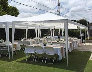 lot 8 image: Quictent 10ft x 30ft Party Tent Gazebo Wedding Canopy BBQ Shelter Pavilion