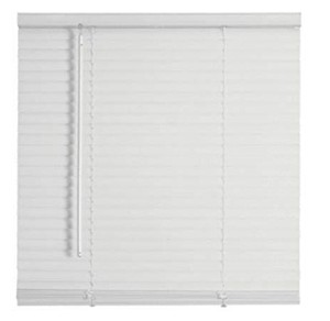 lot 34 image: HD 71W x 60L Cordless 1 Vinyl Mini Blind White Supply