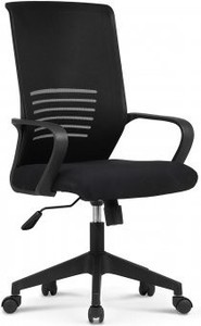 lot 55 image: Office Chair Computer Desk Chair Gaming - Ergonomic Mid Back Cushion Lumbar Support with Wheels Comfortable Blue Mesh Racing Seat