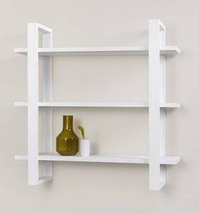 lot 58 image: Burrow Index Wall Shelves - White
