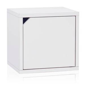 lot 65 image: Way Basics Eco Stackable Connect Storage Cube with Door