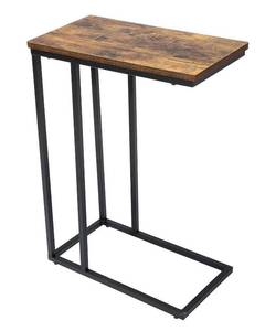 lot 68 image: Takasan End Table for Living Room, C Shaped Table with Stable Metal Frame