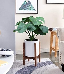 lot 76 image: Plant Stand, Fits up to 10 Inch Planter, Plant Stands Indoor, Pot Holder, Plant Holder, Mid Century