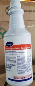 lot 129 image: Johnson Diversey 04578. Crew Clinging Toilet Bowl Cleaner, Floral Scent